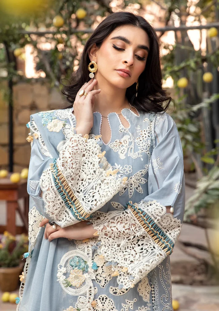 GHANI-Luxury Full Embroidered Chikenkari Lawn Unstiched 3PC Suit