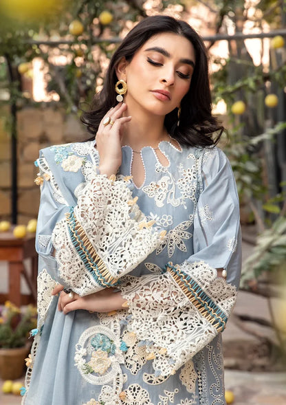 GHANI-Luxury Full Embroidered Chikenkari Lawn Unstiched 3PC Suit