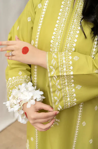 GHANI EMBROIDERED LAWN 3PC UNSTICHED