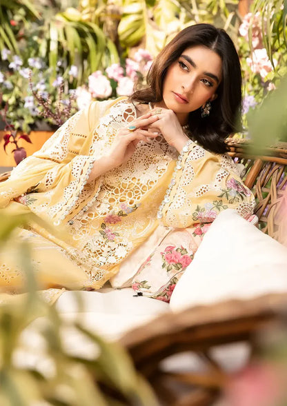 GHANI-Luxury Full Embroidered Chikenkari Lawn Unstiched 3PC Suit