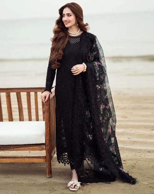 NUR EMBROIDERED LAWN 3PC UNSTICHED