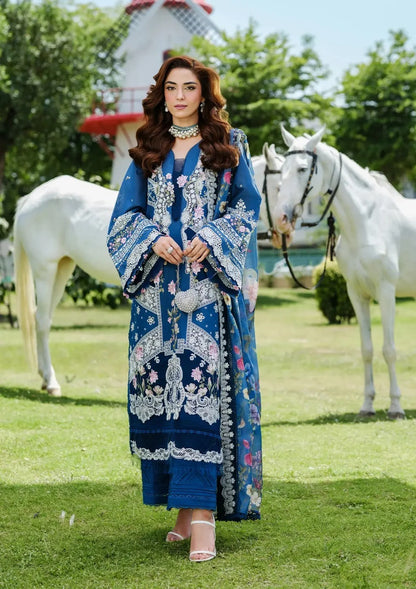 Ghani Luxury Full Embroidered Chikenkari Lawn Unstiched 3PC Suit