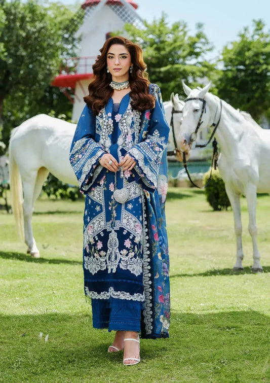Ghani Luxury Full Embroidered Chikenkari Lawn Unstiched 3PC Suit