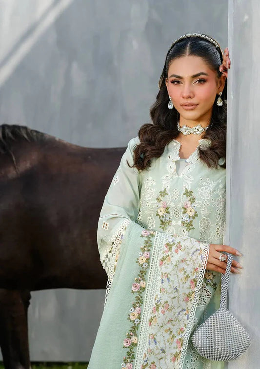 Ghani Luxury Full Embroidered  Chikenkari Lawn Unstiched 3PC Suit