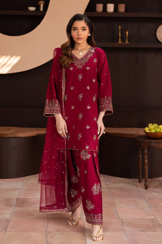 Ghani Luxury Full Embroidered Lawn Unstiched 3PC Suit