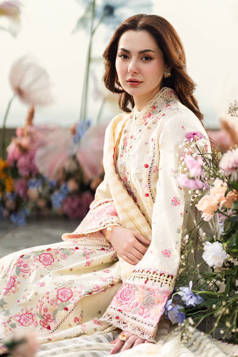 Ghani Luxury Full Embroidered  Chikenkari Lawn Unstiched 3PC Suit
