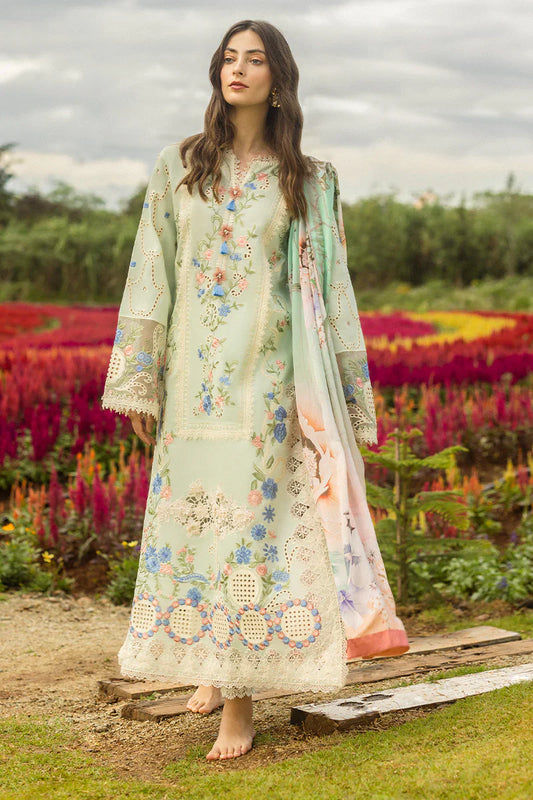 Ghani Luxury Full Embroidered Chikenkari Lawn Unstiched 3PC Suit