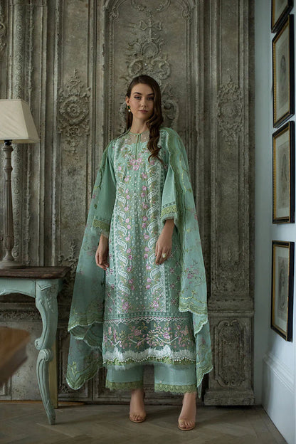 Ghani Luxury Full Embroidered  Chikenkari Lawn Unstiched 3PC Suit