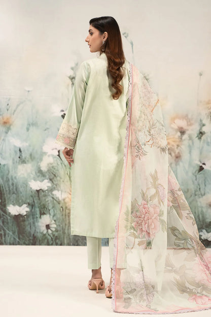 Ghani Luxury Full Embroidered  Chikenkari Lawn Unstiched 3PC Suit