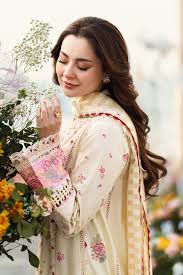 Ghani Luxury Full Embroidered  Chikenkari Lawn Unstiched 3PC Suit