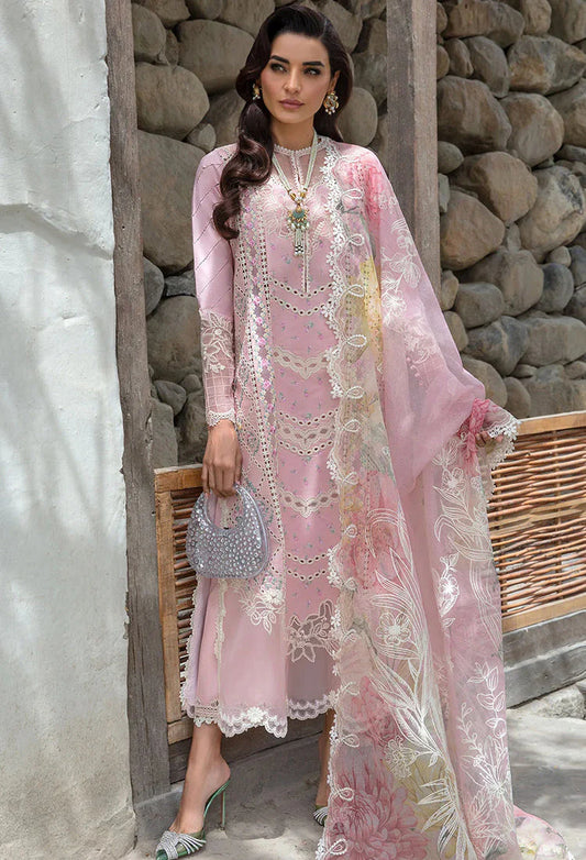 Ghani Luxury Full Embroidered  Chikenkari Lawn Unstiched 3PC Suit