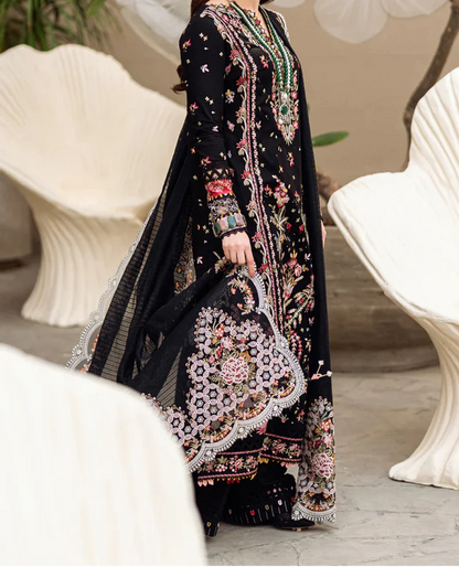 Ghani Luxury Full Embroidered Lawn Unstiched 3PC Suit